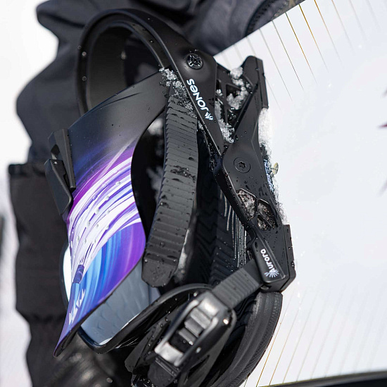 Сноубордические крепления женские Jones Aurora Black/Art - Фото 2 большая