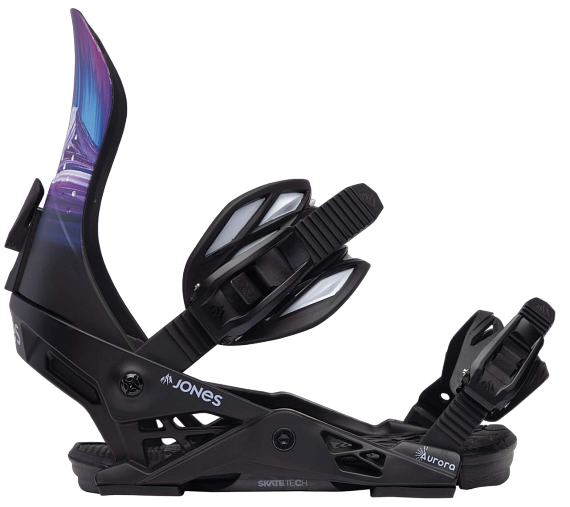 Сноубордические крепления женские Jones Aurora Black/Art - Фото 3 большая