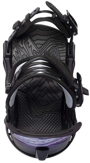 Сноубордические крепления женские Jones Aurora Black/Art - Фото 6 большая