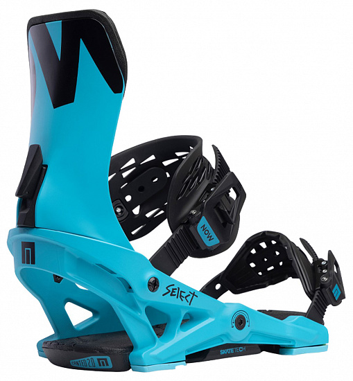Сноубордические крепления NOW Select Bright Blue - Фото 1 большая