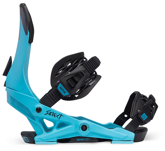 Сноубордические крепления NOW Select Bright Blue - Фото 4 большая
