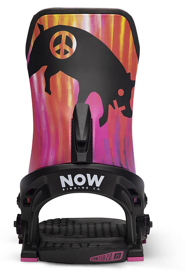 Сноубордические крепления NOW Yes Collab Black/Pink - Фото 3 большая