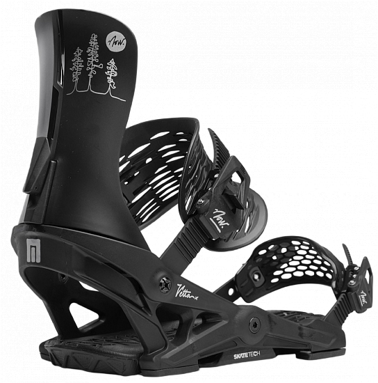 Сноубордические крепления NOW Vetta Black - Фото 1 большая