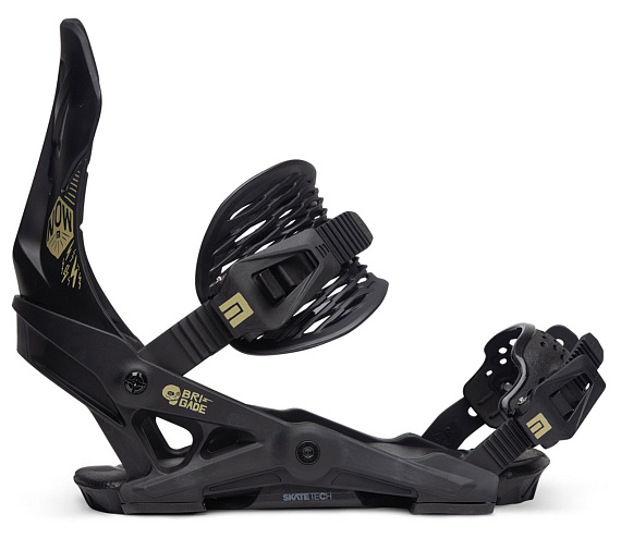Сноубордические крепления NOW Brigade Black - Фото 4 большая