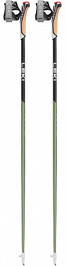 Палки для скандинавской ходьбы Leki Flash Carbon Green/Grey - Фото 1 большая