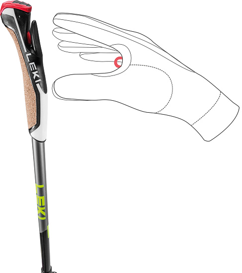 Палки для скандинавской ходьбы Leki Traveller Alu Silver/Yellow - Фото 6 большая