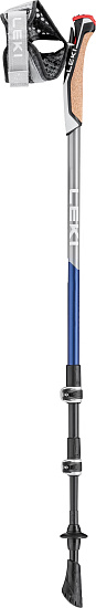 Палки для скандинавской ходьбы Leki Traveller Carbon Black/Blue - Фото 2 большая