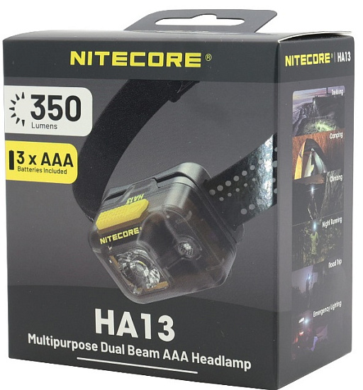 Налобный фонарь Nitecore HA13 350 люмен - Фото 6 большая