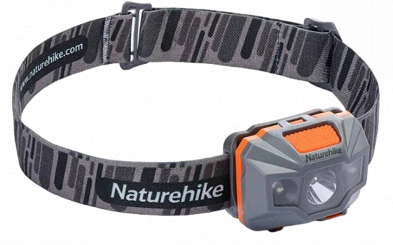 Фонарь налобный Naturehike TD-02 Orange/Grey - Фото 1 большая