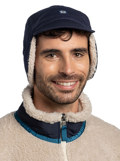 Кепка Buff Fall Line Cap Simu Navy - Фото 5 большая