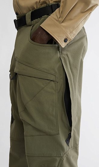 Брюки мужские Klattermusen Gere 3.0 Short Dusty Green - Фото 2 большая