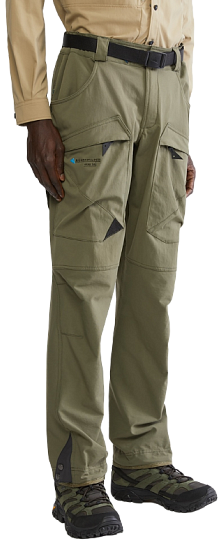 Брюки мужские Klattermusen Gere 3.0 Short Dusty Green - Фото 6 большая