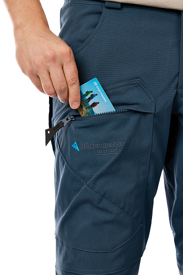 Брюки мужские Klattermusen Gere 3.0 Short Midnight Blue - Фото 7 большая