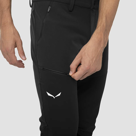 Брюки мужские Salewa Puez Orval 2 Durastretch Black Out - Фото 8 большая