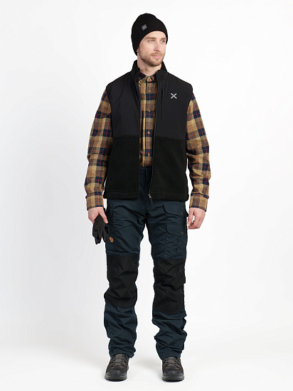 Брюки мужские Fjallraven Barents Pro Winter Dark Navy - Фото 3 большая