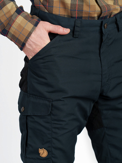 Брюки мужские Fjallraven Barents Pro Winter Dark Navy - Фото 6 большая