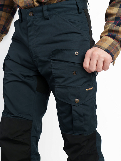 Брюки мужские Fjallraven Barents Pro Winter Dark Navy - Фото 8 большая