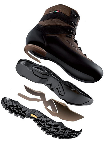 Ботинки мужские Zamberlan Saguaro Gtx RR Brown - Фото 2 большая