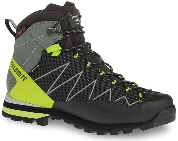 Ботинки Dolomite Crodarossa Pro Gtx 2.0 Silver Green/Lime Green - Фото 1 большая