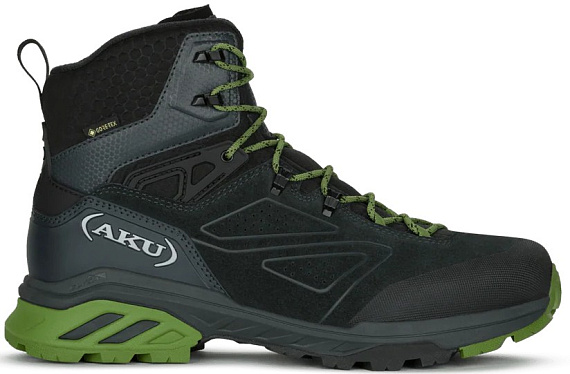 Ботинки мужские AKU Reactive Gtx Dark Grey/Green - Фото 1 большая