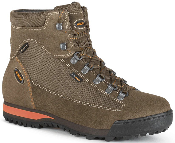 Ботинки мужские AKU Slope Micro Gtx Light Brown/Orange - Фото 5 большая