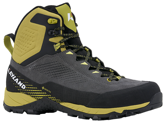 Ботинки мужские Kayland Vision Gtx Grey/Lime - Фото 4 большая