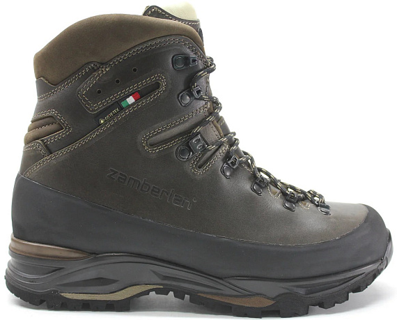 Ботинки мужские Zamberlan 972 Guide Max Gtx RR CF Waxed Dk Brown - Фото 1 большая