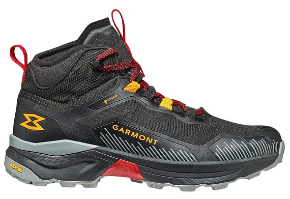 Ботинки мужские Garmont 9.81 Engage Mid Gtx Black/Garmont Orange - Фото 1 большая