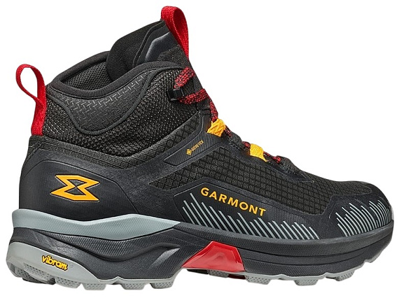 Ботинки мужские Garmont 9.81 Engage Mid Gtx Black/Garmont Orange - Фото 2 большая