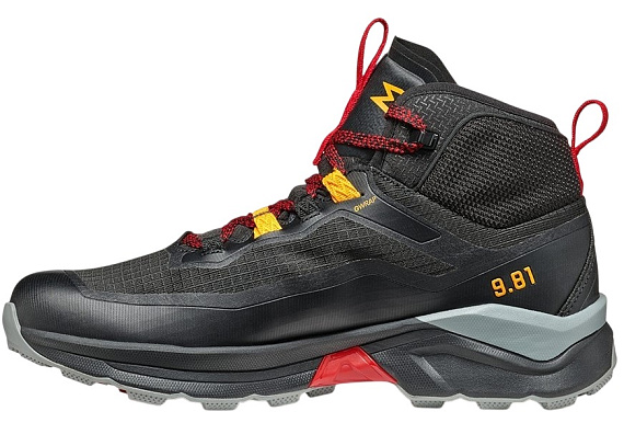 Ботинки мужские Garmont 9.81 Engage Mid Gtx Black/Garmont Orange - Фото 4 большая