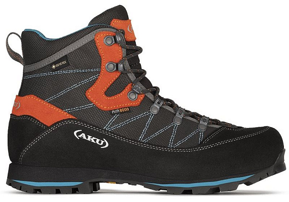 Ботинки мужские AKU Trekker Lite III Gtx Dark Grey/Orange - Фото 1 большая