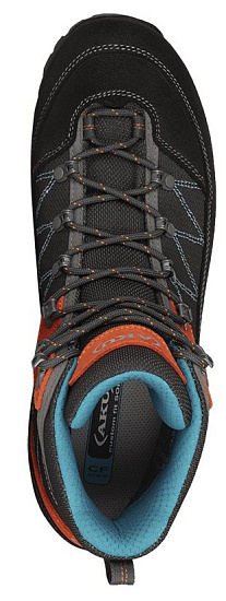 Ботинки мужские AKU Trekker Lite III Gtx Dark Grey/Orange - Фото 3 большая