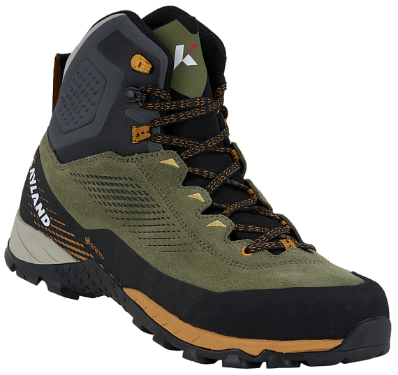 Ботинки мужские Kayland Vision Gtx Olive/Orange - Фото 2 большая