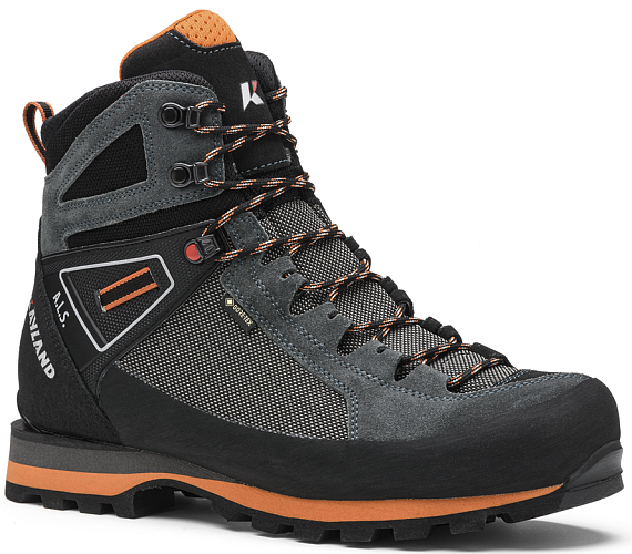 Ботинки мужские Kayland Cross Mountain Gtx Grey/Orange - Фото 2 большая