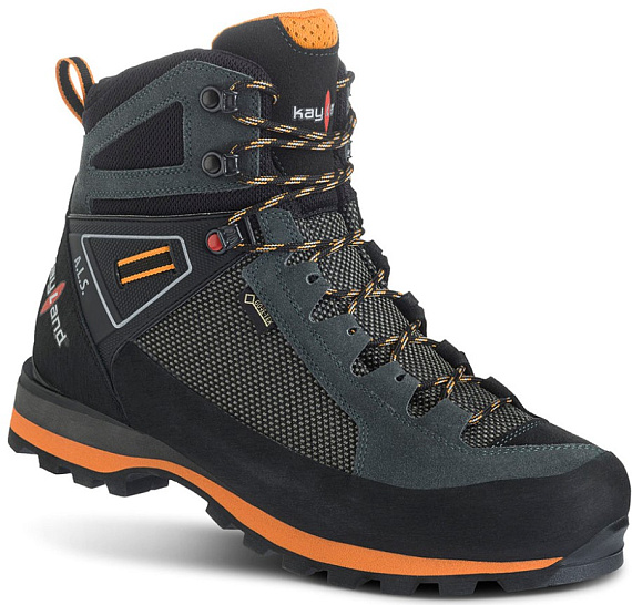 Ботинки мужские Kayland Cross Mountain Gtx Grey/Orange - Фото 7 большая