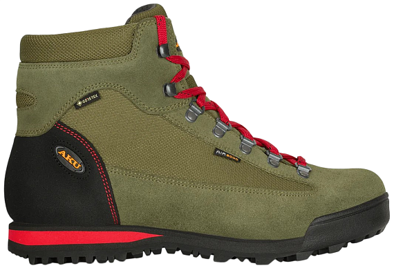 Ботинки мужские AKU Slope Micro Gtx Military Green/Red - Фото 1 большая