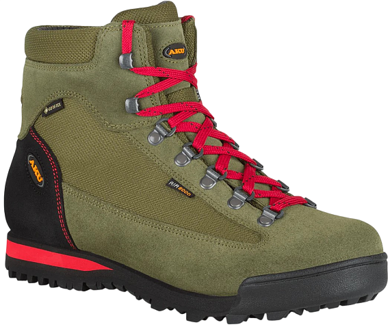 Ботинки мужские AKU Slope Micro Gtx Military Green/Red - Фото 5 большая