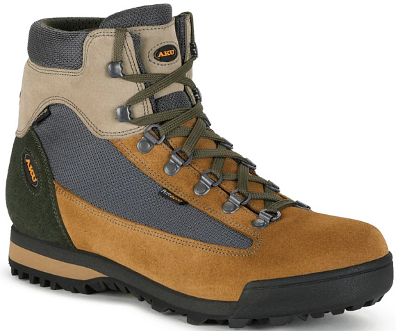 Ботинки мужские AKU Slope Original Gtx Grey/Rusty Brown - Фото 5 большая