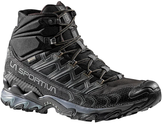 Ботинки мужские La Sportiva Ultra Raptor II Mid GTX Black/Clay - Фото 2 большая