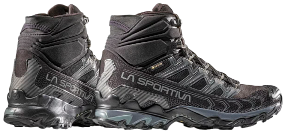 Ботинки мужские La Sportiva Ultra Raptor II Mid GTX Black/Clay - Фото 4 большая