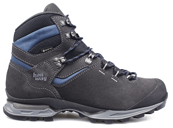 Ботинки мужские Hanwag Tatra Light Wide Gtx Asphalt/Blue - Фото 1 большая