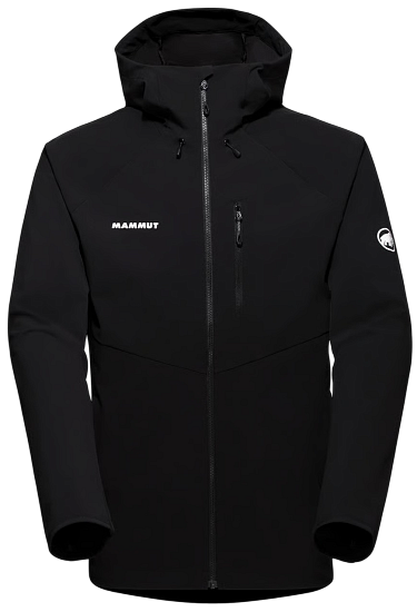 Куртка мужская Mammut Ultimate Comfort So Hd Black - Фото 1 большая