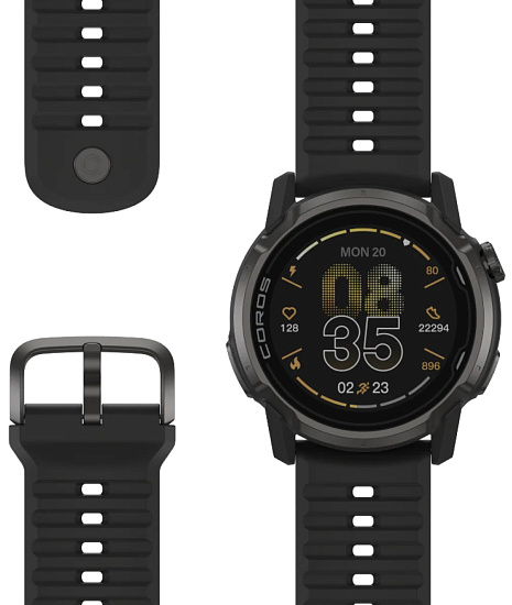 Часы Coros Apex 4 42mm Black - Фото 2 большая
