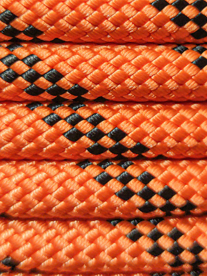 Веревка Lanex Static ПС ПА 11мм/1м Оранжево-черный - Фото 1 большая