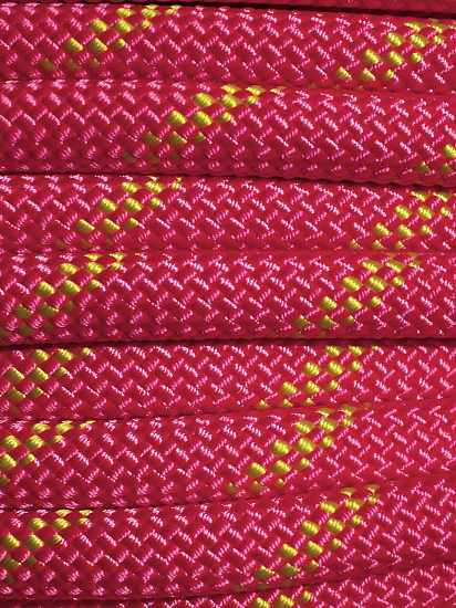 Веревка DPS Plus статическая 10,5мм/1м Коралловый - Фото 1 большая