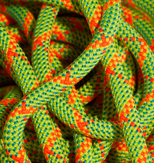 Верёвка Mammut Alpine Core Protect Dry 8.0мм/50м Halo/Vibrant Orange - Фото 2 большая