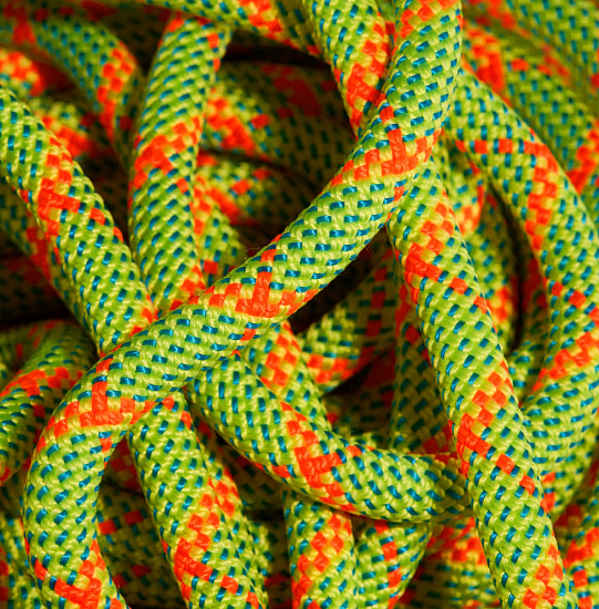 Верёвка Mammut Alpine Core Protect Dry 8.0мм/60м Halo/Vibrant Orange - Фото 2 большая