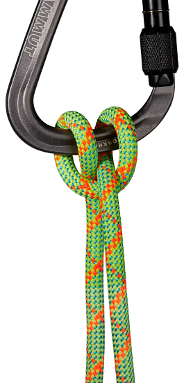 Верёвка Mammut Alpine Core Protect Dry 8.0мм/60м Halo/Vibrant Orange - Фото 4 большая