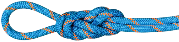 Верёвка Mammut Alpine Sender Dry 8.7мм/60м Ocean/Vibrant Orange - Фото 3 большая