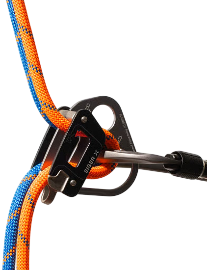 Верёвка Mammut Alpine Sender Dry 7.5мм/60м Fire/Blue - Фото 4 большая